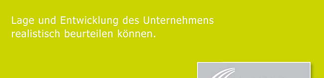 Lage und Entwicklung des Unternehmens realistisch beurteilen können.